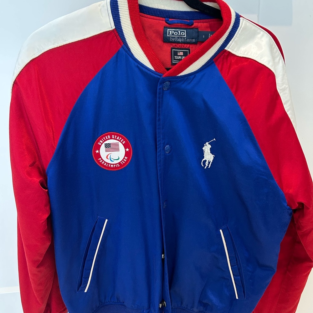 Couture authentic Ralph Lauren Bomber Jacket from Paris 2024 Paralympics